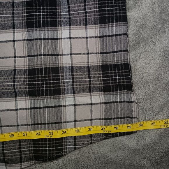 Ariat Rebar Flannel DuraStretch Work Shirt Mens XXL Charcoal Grey Check Thick - Picture 7 of 16